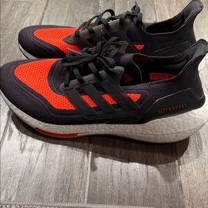 adidas Ultraboost Running Shoes - Black & orange